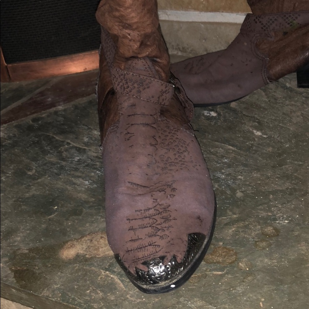 Baccante soft cowboy boots - Picture 3 of 3